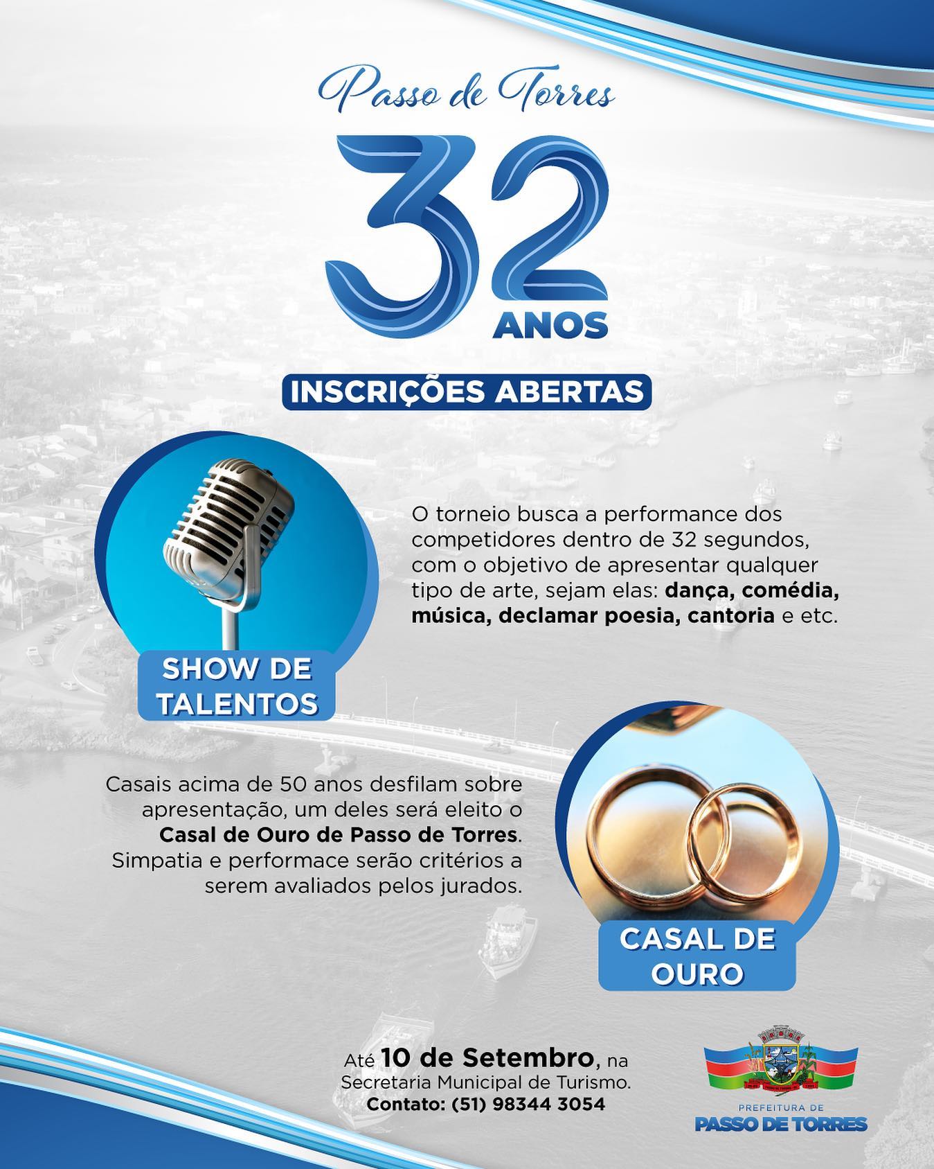 Torneios de habilidades variadas prometem marcar o aniversário de 32 anos  de Passo de Torres - Prefeitura de Passo de Torres/SC