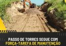 Prefeitura de Passo de Torres segue com força-tarefa de manutenção e limpeza na cidade