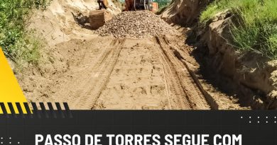 Prefeitura de Passo de Torres segue com força-tarefa de manutenção e limpeza na cidade