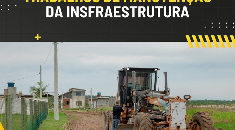 Prefeitura de Passo de Torres segue com trabalhos de manutenção da insfraestrutura
