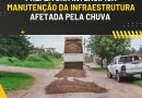 Prefeitura intensifica manutenção da infraestrutura afetada pelo excesso de chuva